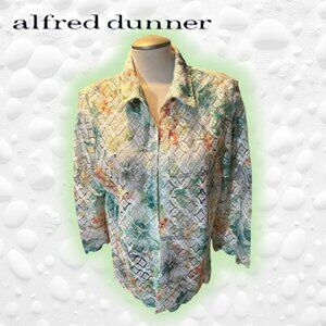 Alfred Dunner Lace Shirt - L